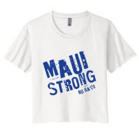 Maui Hawaii Strong Women's Crop Top Tee
