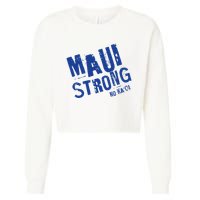 Maui Hawaii Strong Cropped Pullover Crew