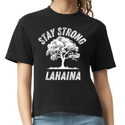 Maui Hawaii Strong Maui Wildfire Lahaina Survivor Comfort Colors Boxy T-Shirt