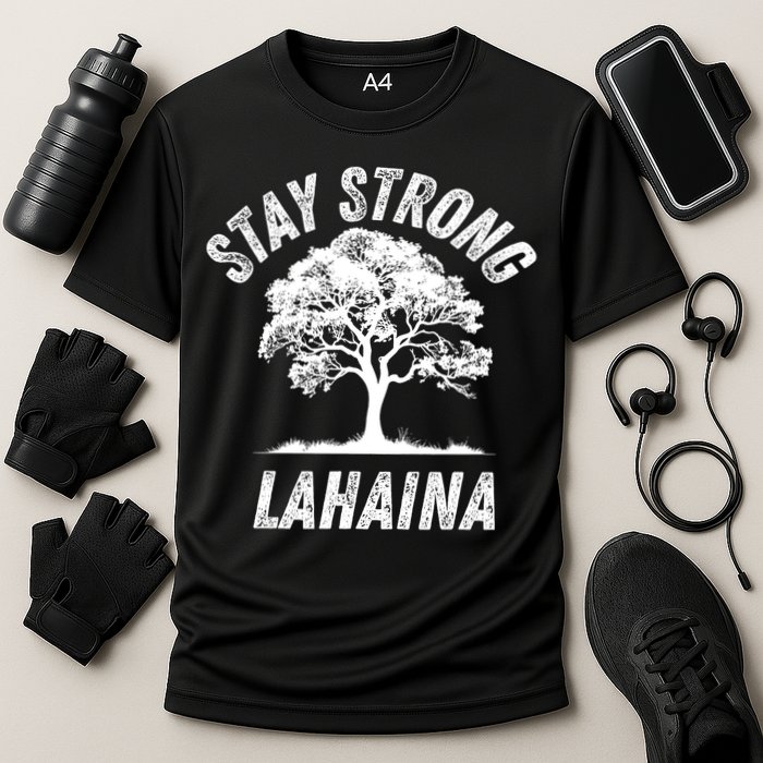 Maui Hawaii Strong Maui Wildfire Lahaina Survivor Cooling Performance Crew T-Shirt