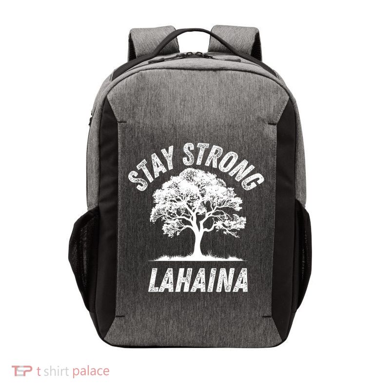 Maui Hawaii Strong Maui Wildfire Lahaina Survivor Vector Backpack