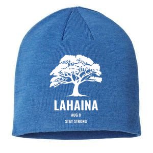 Maui Hawaii Strong Maui Wildfire Gift Lahaina Survivor Sustainable Beanie