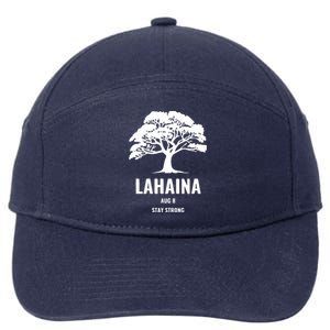 Maui Hawaii Strong Maui Wildfire Gift Lahaina Survivor 7-Panel Snapback Hat