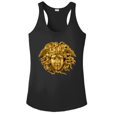 Medusa Head Snake Hair Greek Myth Gorgon Ladies PosiCharge Competitor Racerback Tank