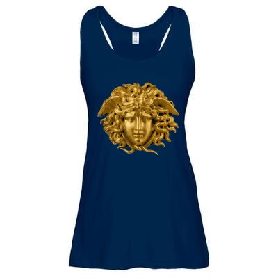 Medusa Head Snake Hair Greek Myth Gorgon Ladies Essential Flowy Tank