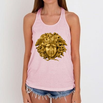 Medusa Head Snake Hair Greek Myth Gorgon Women's Knotted Racerback Tank