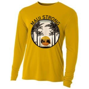 Maui Hawaii Strong Pray For Maui Pray For Lahaina Hawaii Cooling Performance Long Sleeve Crew