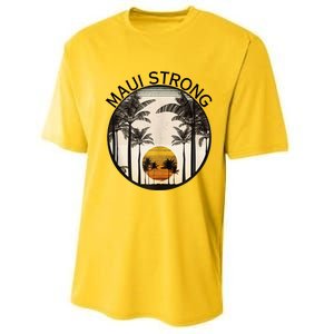 Maui Hawaii Strong Pray For Maui Pray For Lahaina Hawaii Performance Sprint T-Shirt