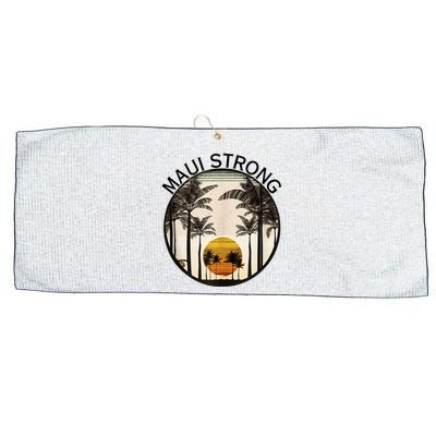 Maui Hawaii Strong Pray For Maui Pray For Lahaina Hawaii Large Microfiber Waffle Golf Towel