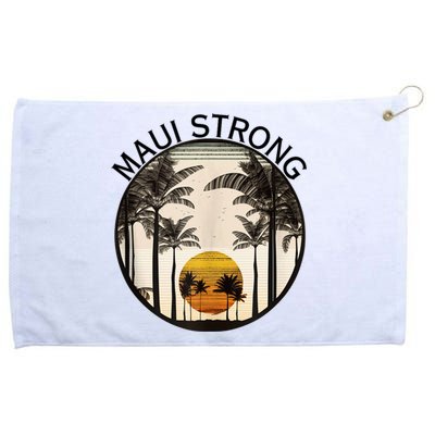 Maui Hawaii Strong Pray For Maui Pray For Lahaina Hawaii Grommeted Golf Towel