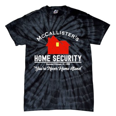 McCallister's Home Security Christmas Alone Chicago Burglars Tie-Dye T-Shirt