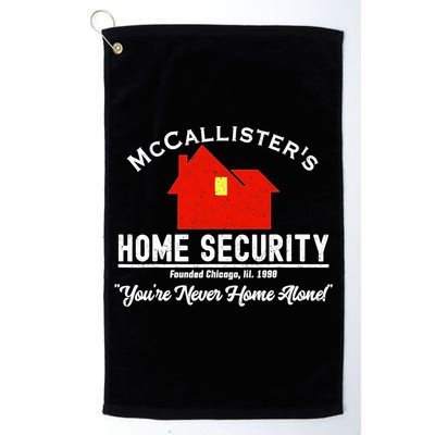 McCallister's Home Security Christmas Alone Chicago Burglars Golf Towel