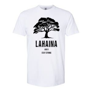 Maui Hawaii Strong Maui Wildfire Lahaina Survivor Softstyle® CVC T-Shirt