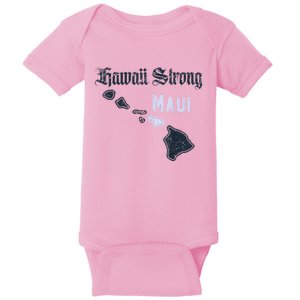 Maui Hawaii Strong Distressed Look Hawaii Baby Bodysuit