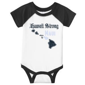 Maui Hawaii Strong Distressed Look Hawaii Infant Baby Jersey Bodysuit