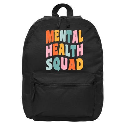 Mental Health Squad Awareness 16 in Basic Backpack