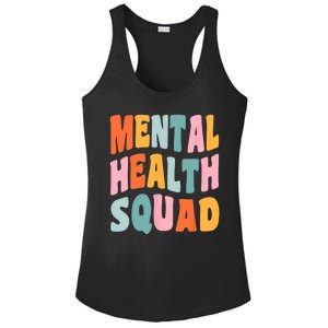 Mental Health Squad Awareness Ladies PosiCharge Competitor Racerback Tank