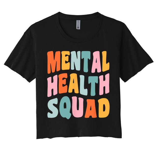 Mental Health Squad Awareness Crop Top