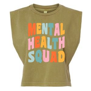 Mental Health Squad Awareness Garment-Dyed Women's Muscle Tee