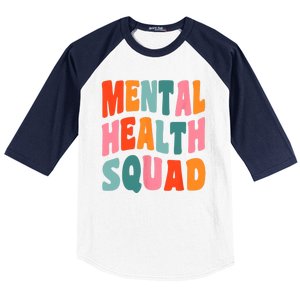 Mental Health Squad Awareness Baseball Sleeve Shirt