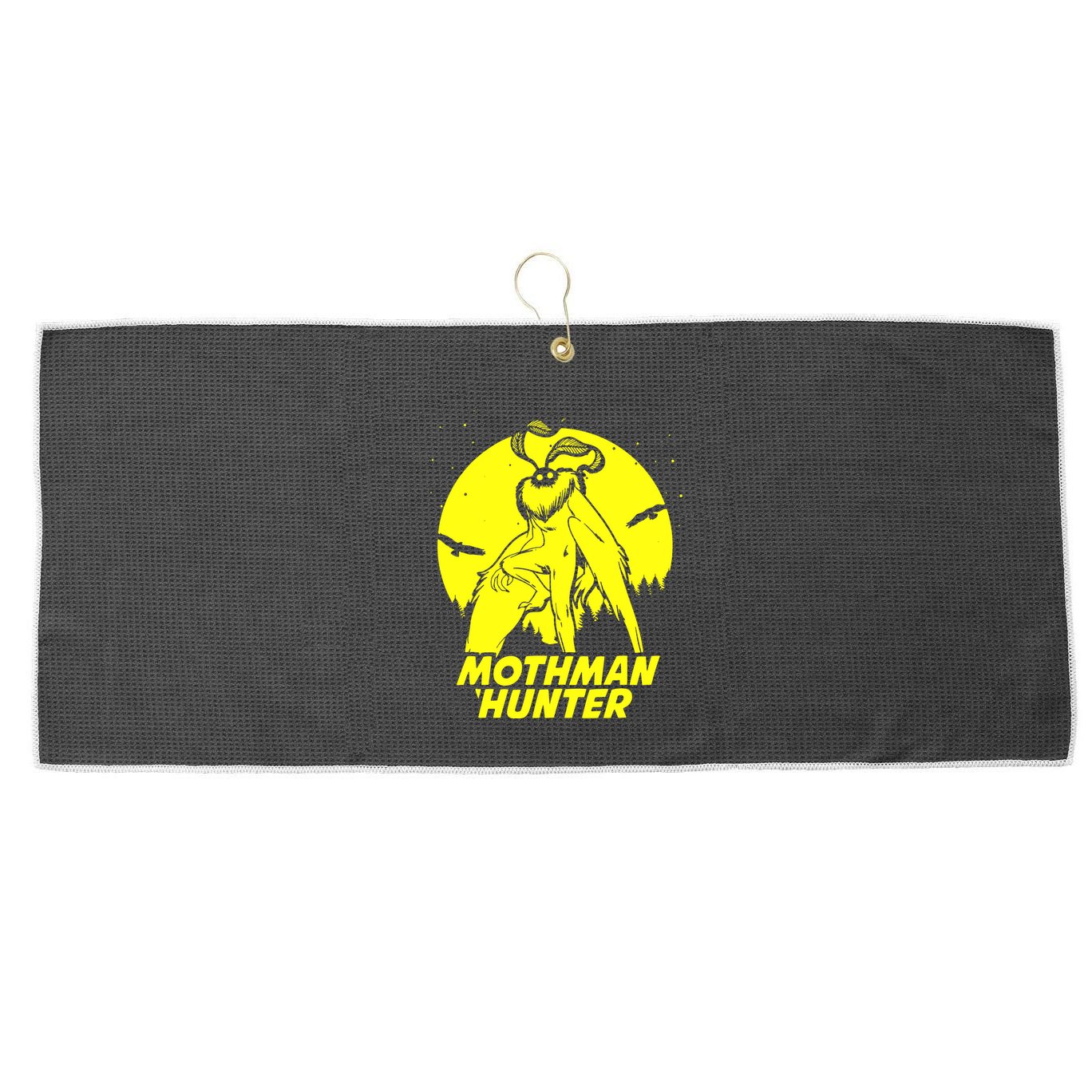 Mothman Hide & Seek Hunter Large Microfiber Waffle Golf Towel