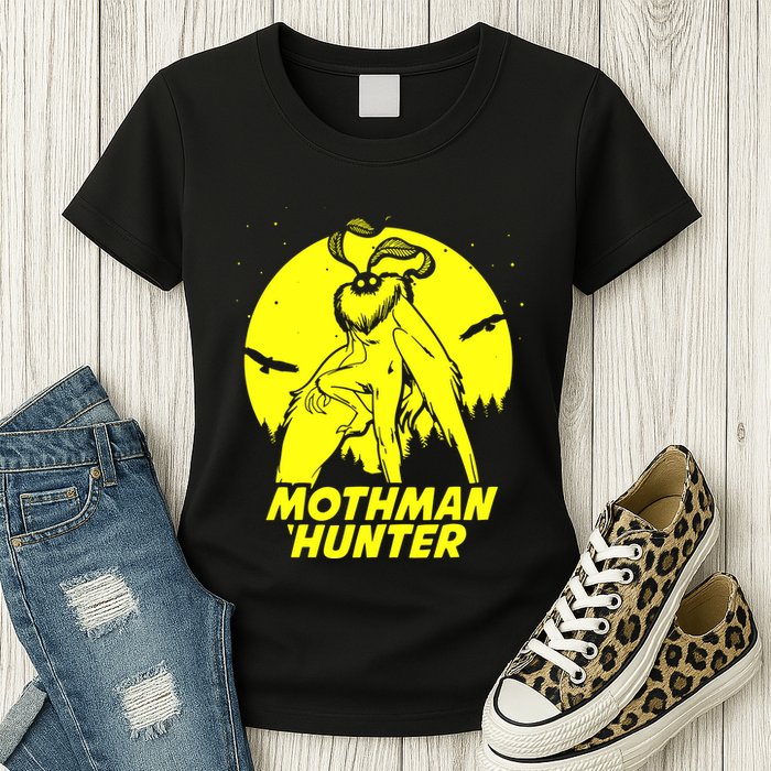 Mothman Hide & Seek Hunter Womens T-Shirt