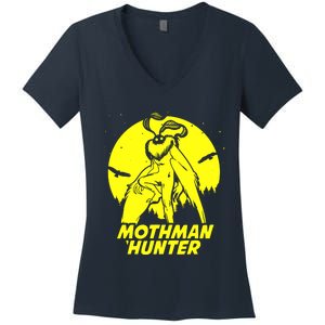 Mothman Hide & Seek Hunter Women's V-Neck T-Shirt