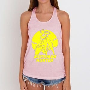 Mothman Hide & Seek Hunter Women's Knotted Racerback Tank