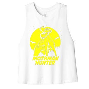 Mothman Hide & Seek Hunter Women's Racerback Cropped Tank