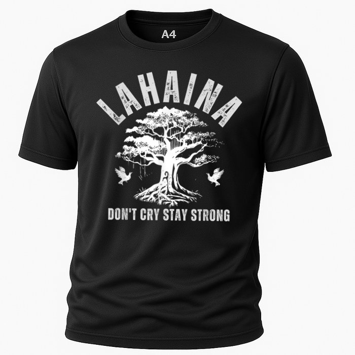 Maui Hawaii Stay Strong Dont Cry Wildfire Lahaina Survivor Cooling Performance Crew T-Shirt