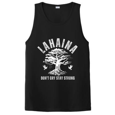 Maui Hawaii Stay Strong Dont Cry Wildfire Lahaina Survivor PosiCharge Competitor Tank