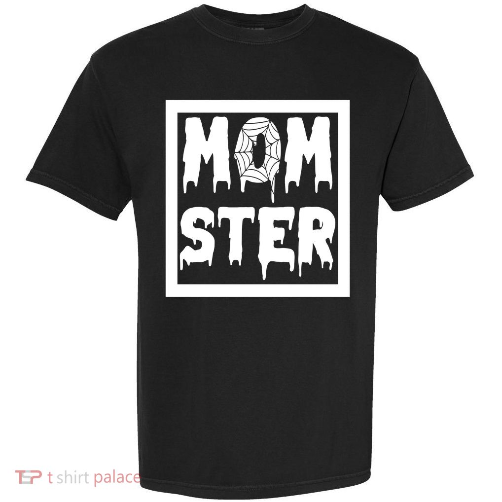 Momster Halloween Spooky Mom Garment-Dyed Heavyweight T-Shirt