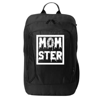 Momster Halloween Spooky Mom City Backpack