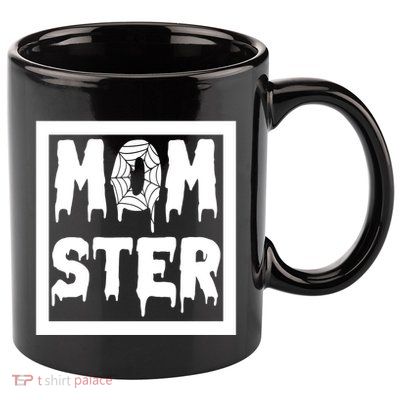 Momster Halloween Spooky Mom 11oz C Handle Ceramic Mug