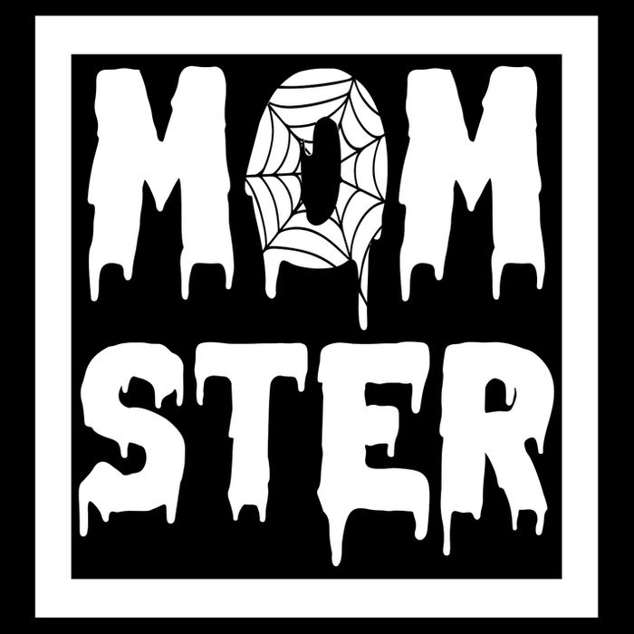 Momster Halloween Spooky Mom Drawstring Bag