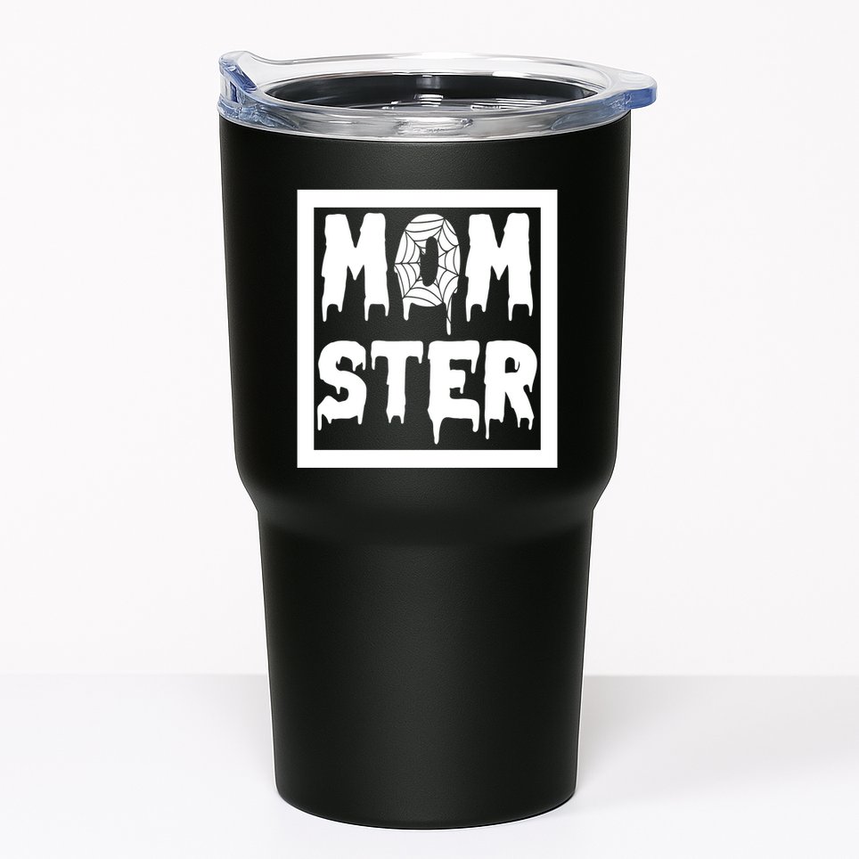 Momster Halloween Spooky Mom Tumbler