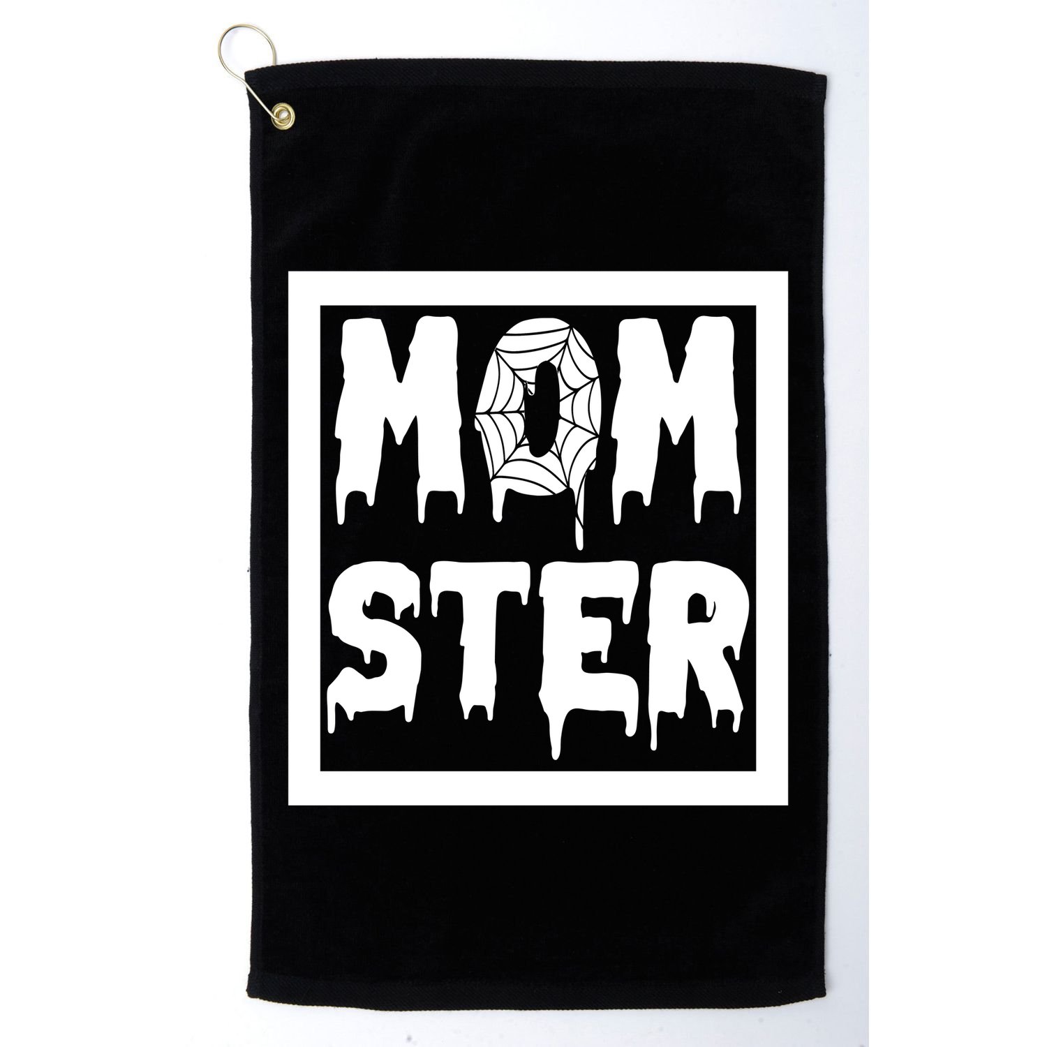 Momster Halloween Spooky Mom Golf Towel
