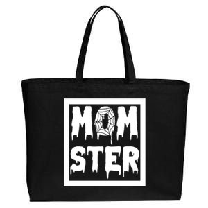 Momster Halloween Spooky Mom Cotton Canvas Jumbo Tote