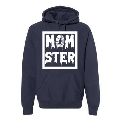 Momster Halloween Spooky Mom Premium Hoodie