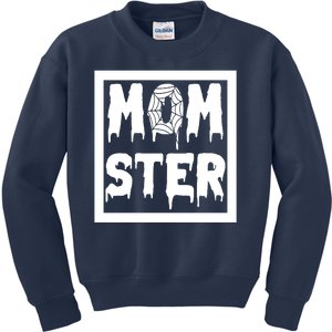 Momster Halloween Spooky Mom Kids Sweatshirt