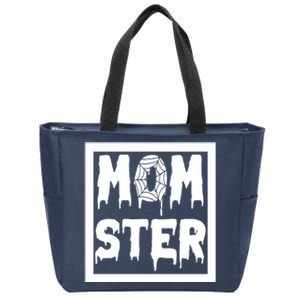 Momster Halloween Spooky Mom Zip Tote Bag