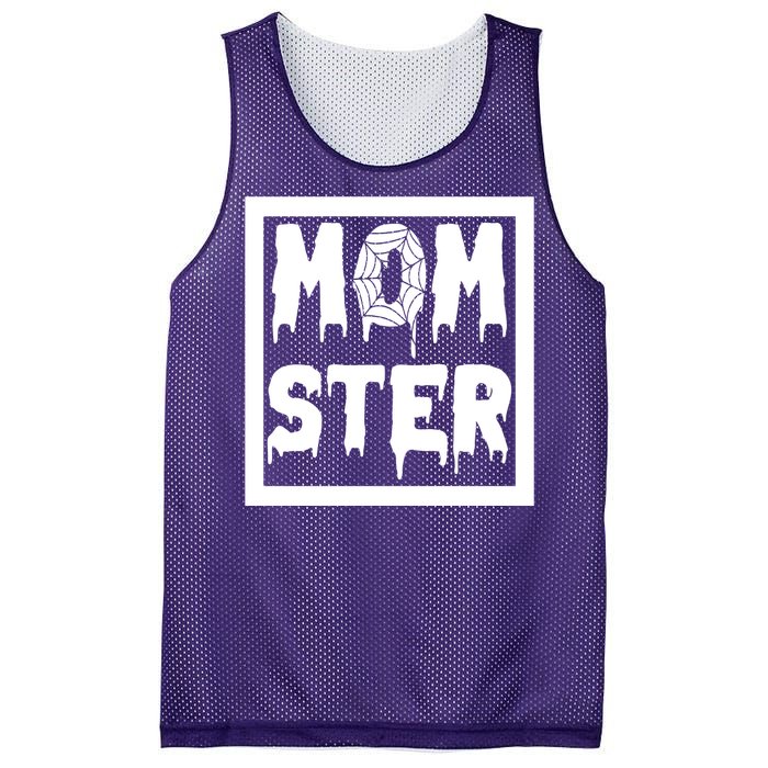 Momster Halloween Spooky Mom Mesh Reversible Basketball Jersey Tank