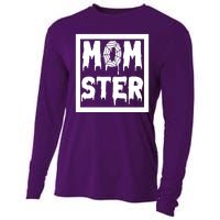 Momster Halloween Spooky Mom Cooling Performance Long Sleeve Crew