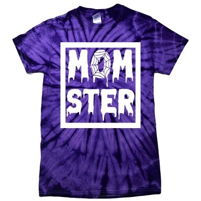 Momster Halloween Spooky Mom Tie-Dye T-Shirt