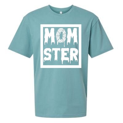 Momster Halloween Spooky Mom Sueded Cloud Jersey T-Shirt