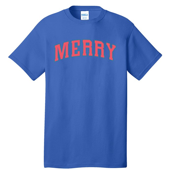 Merry Holiday Season Winter Vibes Christmas Cool Gift Tall T-Shirt