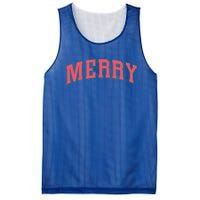 Merry Holiday Season Winter Vibes Christmas Cool Gift Mesh Reversible Basketball Jersey Tank