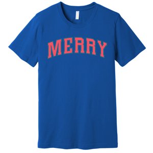 Merry Holiday Season Winter Vibes Christmas Cool Gift Premium T-Shirt