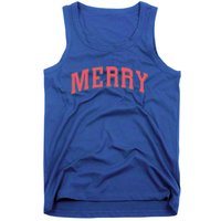 Merry Holiday Season Winter Vibes Christmas Cool Gift Tank Top