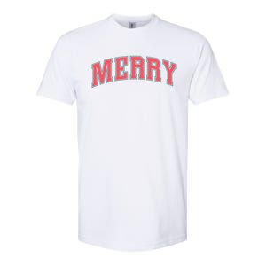 Merry Holiday Season Winter Vibes Christmas Cool Gift Softstyle CVC T-Shirt